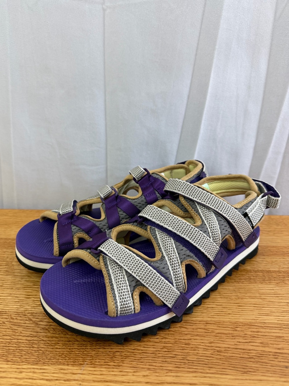Suicoke Purple & Gray ZIP-AB Strapped Sandal Men’s Size 10
